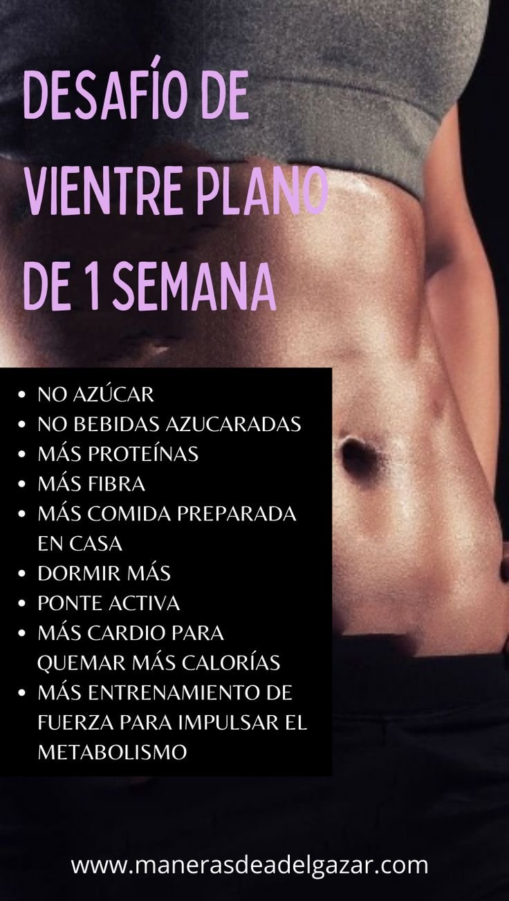 Como Perder Barriga En Una Semana