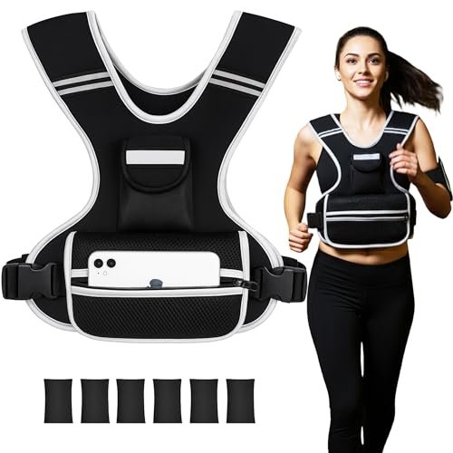 ROURANB Adjustable Weighted Vest Women men for Walking...