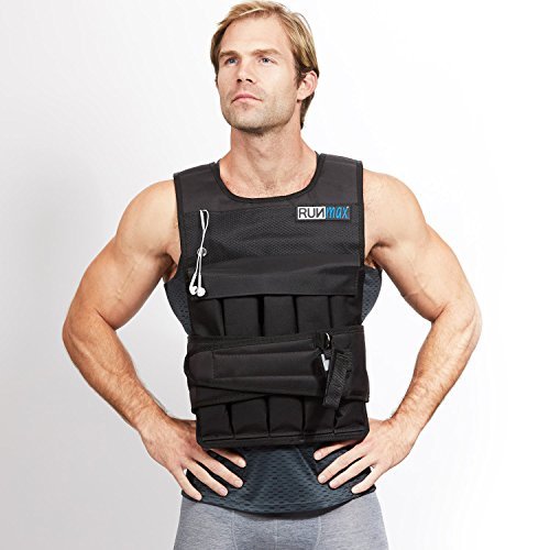RUNmax 12lb-140lb Weighted Vest (Without Shoulder Pads,...
